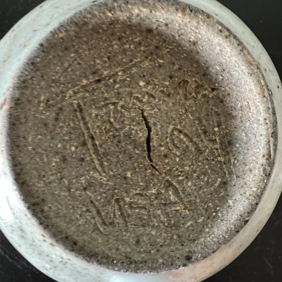 Handcrafted Multi Colored Glazed Pottery Mug ~ Artist Signed - Picture 8 of 8